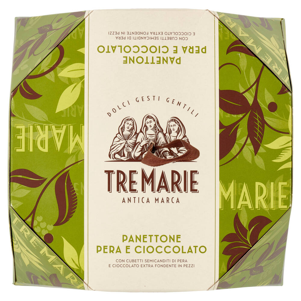 Panettone Pera e Cioccolato Tre Marie x 930 gr – Puku Puku